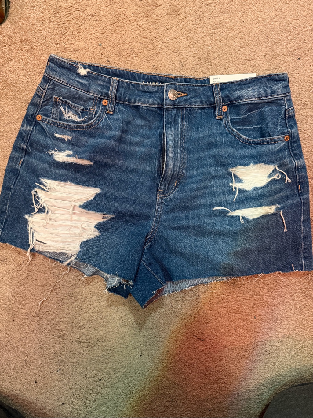 American Eagle Super High Rise Mom Shorts